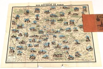 "Paris seen in four days - Versailles" 64 Seiten, DIN A6, gebraucht, englisch