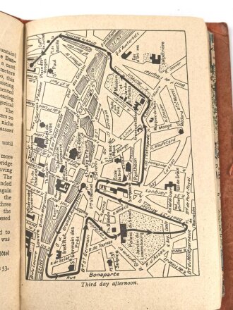 "Paris seen in four days - Versailles" 64 Seiten, DIN A6, gebraucht, englisch