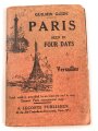 "Paris seen in four days - Versailles" 64 Seiten, DIN A6, gebraucht, englisch