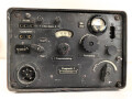 Funksprechgerät f ( Fusprech f. ) datiert 1944. Bordfunkgerät in Panzerspähwagen. Originallack,mit zugehörigem Gehäusedeckel,  ungereinigtes Stück, Funktion nicht geprüft