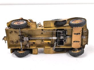 Wehrmachts Fahrzeug mit 4 Luftwaffensoldaten. Blechspielzeug der Firma Lineol . In gutem Gesamtzustand, ungereinigtes Stück