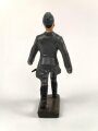 Offizier der Luftwaffe, Massefigur der Firma Lineol. Guter Zustand