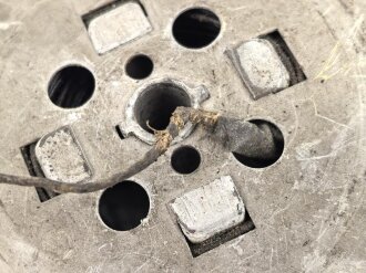 Trommel mit etwa 500 Metern leichtes Feldkabel der Wehrmacht, datiert 1937