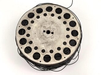 Trommel mit etwa 500 Metern leichtes Feldkabel der Wehrmacht, datiert 1937