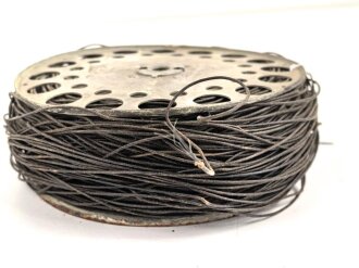 Trommel mit etwa 500 Metern leichtes Feldkabel der Wehrmacht, datiert 1936