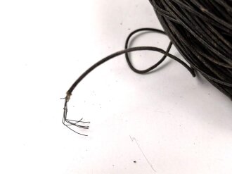 Trommel mit etwa 500 Metern leichtes Feldkabel der Wehrmacht, datiert 1936