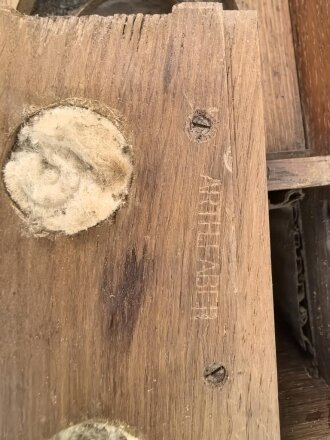 1. Weltkrieg, Feldfernsprecher 16. Guter Gesamtzustand, ungereinigt, Funktion nicht geprüft, die Kurbel fehlt