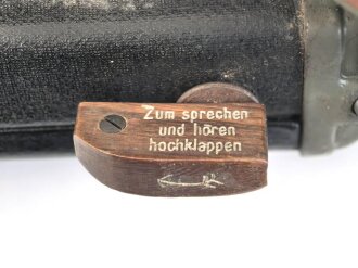 1. Weltkrieg, Feldfernsprecher 16. Guter Gesamtzustand, ungereinigt, Funktion nicht geprüft, die Kurbel fehlt