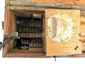 1. Weltkrieg, Feldfernsprecher 16. Guter Gesamtzustand, ungereinigt, Funktion nicht geprüft, die Kurbel fehlt