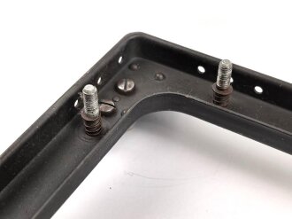 Luftwaffe, Aufhängerahmen RE 10 k, Ln 28046-1, für Empfänger Kurzwelle E10k vom Fu G10. Originallack, guter Zustand