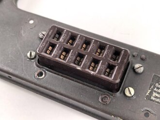 Luftwaffe, Aufhängerahmen RE 10 k, Ln 28046-1, für Empfänger Kurzwelle E10k vom Fu G10. Originallack, guter Zustand