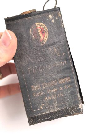 1.Weltkrieg, Feldelement für zum Beispiel Feldfernsprecher 16. Ungereinigt, KEIN VERSAND NACH ÜBERSEE