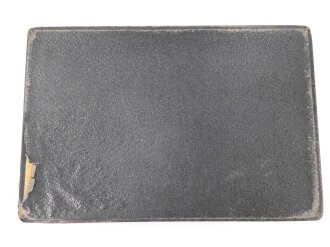 1. Weltkrieg, patriotische Aufbewahrungsschachtel "Feldpost Grüße" Maße 15 x 22 x 5,5cm