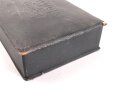 1. Weltkrieg, patriotische Aufbewahrungsschachtel "Feldpost Grüße" Maße 15 x 22 x 5,5cm