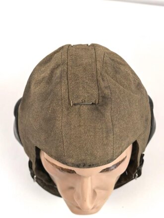 Luftwaffe, Sommerkopfhaube für fliegendes Personal LkpS101, Hersteller Larl Heisler, Kopfgrösse 56,  getragenes Stück