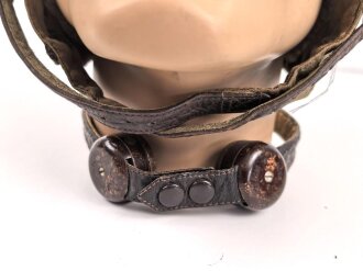 Luftwaffe, Sommerkopfhaube für fliegendes Personal LkpS101, Hersteller Larl Heisler, Kopfgrösse 56,  getragenes Stück
