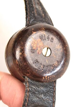 Luftwaffe, Sommerkopfhaube für fliegendes Personal LkpS101, Hersteller Larl Heisler, Kopfgrösse 56,  getragenes Stück