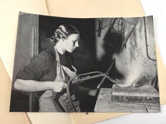 Die Jungmädelschaft - Blätter für Heimabendgestaltung der Jungmädel, Februar Ausgabe 1937, Folge 8 "Deutsches Volk hilf dir selbst" 32 Seiten, A52