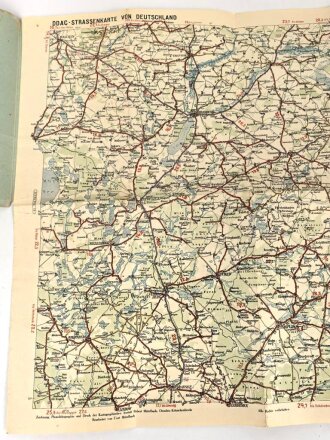 Der Deutsche Automobil-Club, Straßenkarte von Deutschland