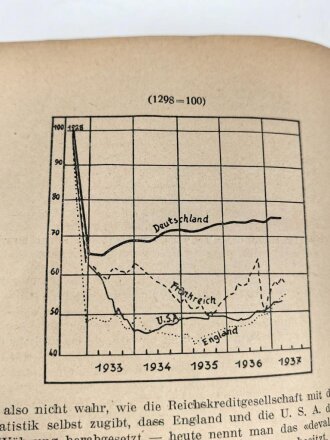 "Deutschland wohin? Die Wirtschaft des III. Reiches und ihre Perspektiven" 52 Seiten, DIN A5, Altersspuren