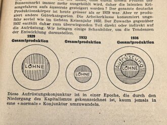 "Deutschland wohin? Die Wirtschaft des III. Reiches und ihre Perspektiven" 52 Seiten, DIN A5, Altersspuren