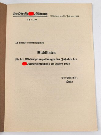 Die Oberste SA-Führung, "Richtlinien für...