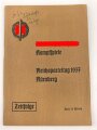 Nationalsozialistische Kampfspiele - Reichsparteitag 1937 Nürnberg, 80 Seiten, DIN A5