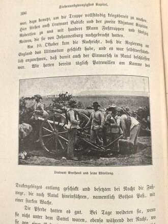 "23 Jahre Sturm und Sonnenschein in Südafrika" datiert 1902, 592 Seiten, DIN A5