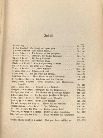 "23 Jahre Sturm und Sonnenschein in Südafrika" datiert 1902, 592 Seiten, DIN A5