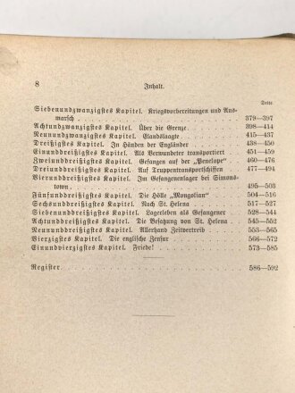 "23 Jahre Sturm und Sonnenschein in Südafrika" datiert 1902, 592 Seiten, DIN A5