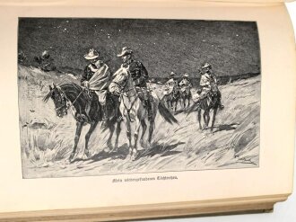 "23 Jahre Sturm und Sonnenschein in Südafrika" datiert 1902, 592 Seiten, DIN A5