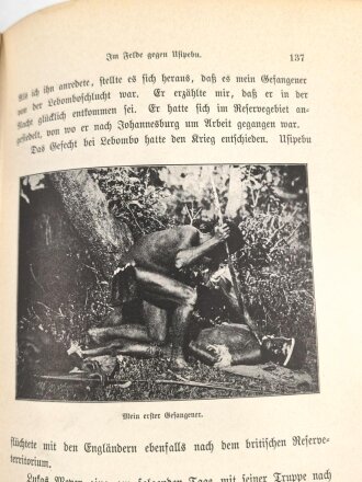 "23 Jahre Sturm und Sonnenschein in Südafrika" datiert 1902, 592 Seiten, DIN A5