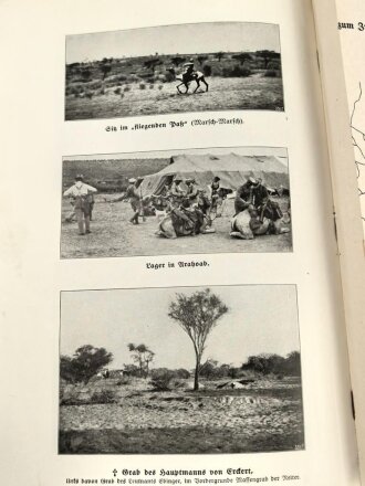 "Die Kämpfe der deutschen Truppen in Südwestafrika - Band 2 Der Hottentottenkrieg" datiert 1907, 390 Seiten plus Skizzen