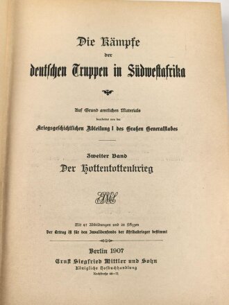 "Die Kämpfe der deutschen Truppen in...