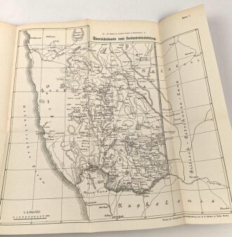 "Die Kämpfe der deutschen Truppen in Südwestafrika - Band 2 Der Hottentottenkrieg" datiert 1907, 390 Seiten plus Skizzen