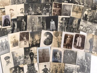 1.Weltkrieg und Kaiserreich, 50 Fotos, meist im Ansichtskartenformat