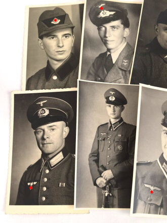 10 Studioaufnahmen / Fotos 2. Weltkrieg, jeweils im...