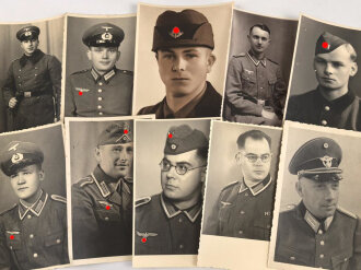 10 Studioaufnahmen / Fotos 2. Weltkrieg, jeweils im...