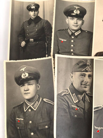 10 Studioaufnahmen / Fotos 2. Weltkrieg, jeweils im...