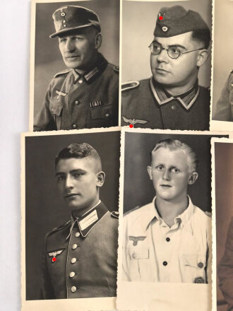 10 Studioaufnahmen / Fotos 2. Weltkrieg, jeweils im...