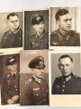 10 Studioaufnahmen / Fotos 2. Weltkrieg, jeweils im Ansichtskartenformat