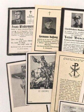 15 Stück Erinnerungskarten 2.Weltkrieg