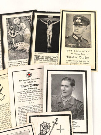 15 Stück Erinnerungskarten 2.Weltkrieg