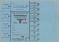 "Reichsfleischkarte" für Kinder bis zu 6 Jahre, der Gemeinde Utting, gültig vom 23.10. bis 19.11.1939, DIN A5