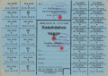"Reichsfleischkarte" der Gemeinde Utting, gültig vom 23.10. bis 19.11.1939, DIN A5