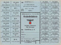 "Reichsfleischkarte" der Stadt Landsberg, gültig vom 20.11 bis 17.12.1939, DIN A5