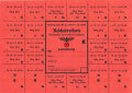 "Reichsbrotkarte" für Kinder von 6 bis 10 Jahre, der Stadt Landsberg, gültig vom 20.11. bis 17.12.1939, DIN A5
