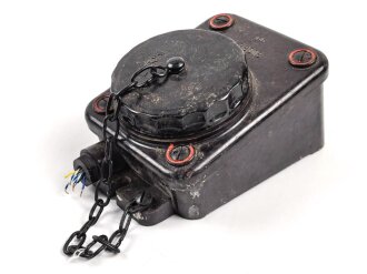 8,8cm Flak, Anschlussdose aus brauner Preßmasse in...