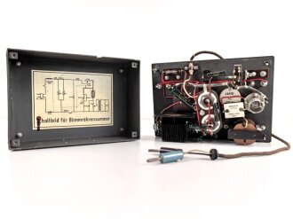 Glimmröhrensummer Luftwaffe ( Morseübungsgerät)  Ln 127001.Originallack, Funktion nicht geprüft