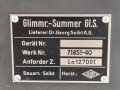 Glimmröhrensummer Luftwaffe ( Morseübungsgerät)  Ln 127001.Originallack, Funktion nicht geprüft
